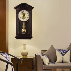 Creative wooden wall clock design