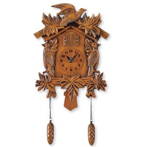 Wooden wall clocks with pendulum