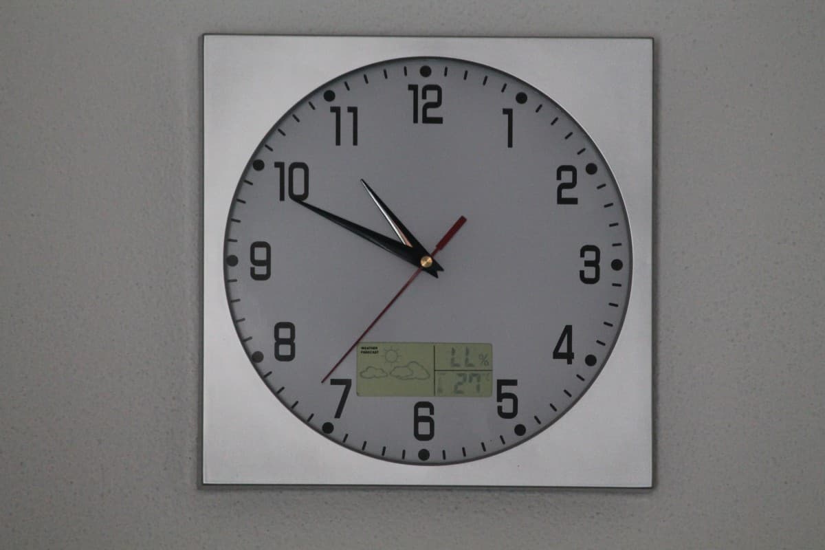  wall clock digital and analog 