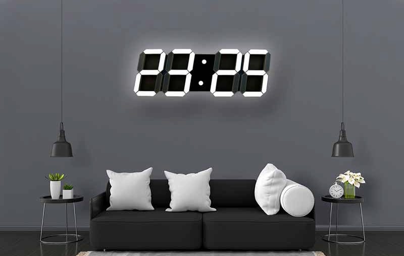  Digital wall clock battery operated + Best Buy Price 