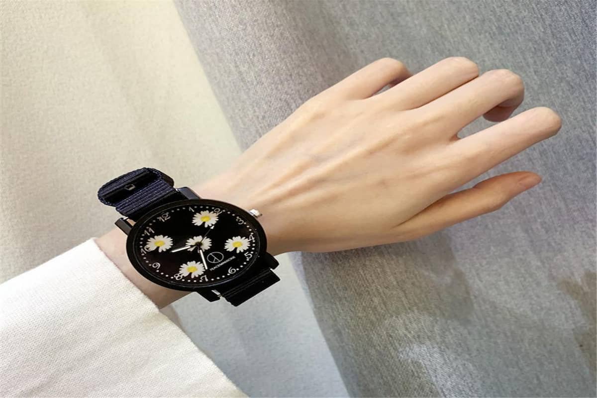  Buy And Price black leather watch women 